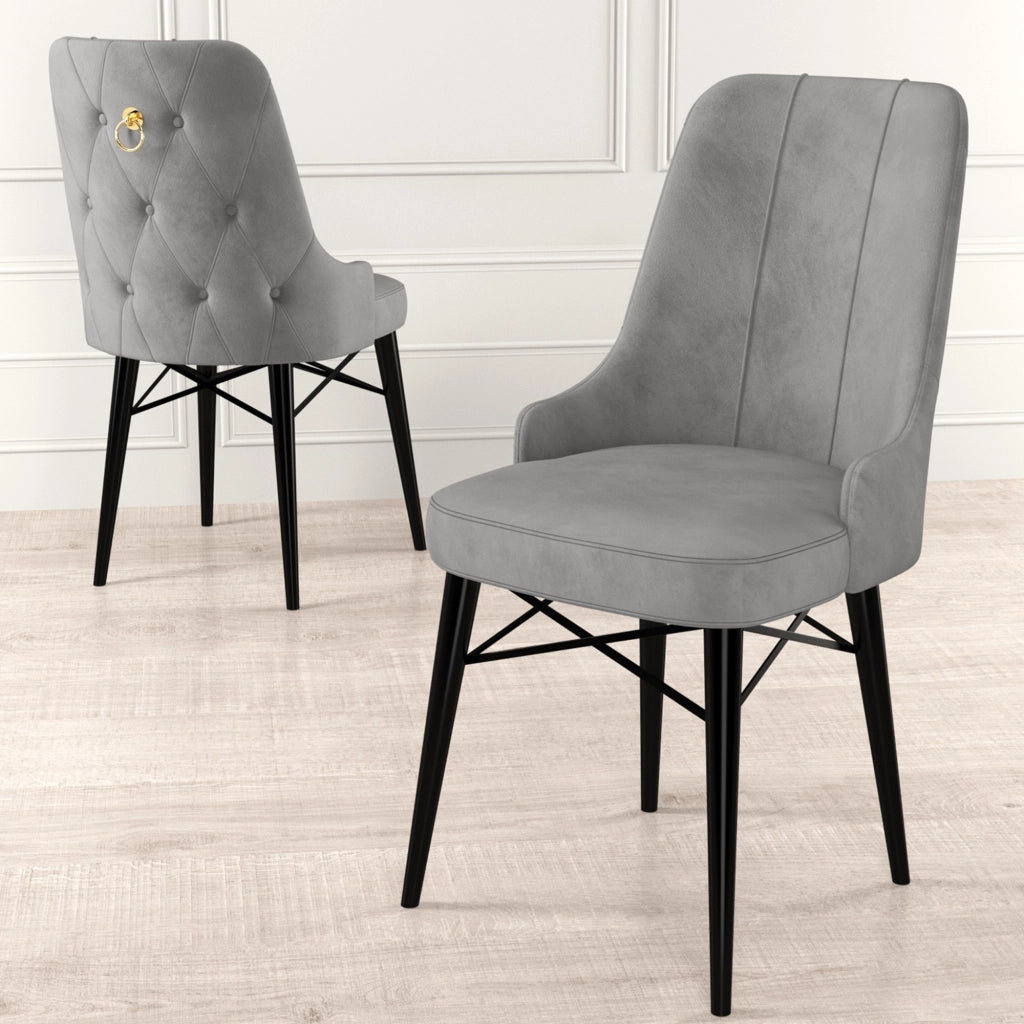 Cressa, Sedia 6 Sedie, Grigio