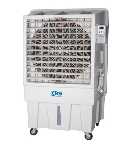 KRS EVC220 Raffrescatore evaporativo portatile in plastica 22.000 mc/h 1120x690x1700 140l Bianco