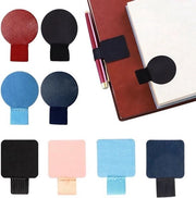 8 pezzi di pen holder per notebook con cerniera autoadesiva in pelle elastica