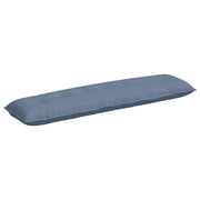 Cuscino per Schiena | Cuscino dorsale Blu 200 x 50 cm Tessuto in Cords