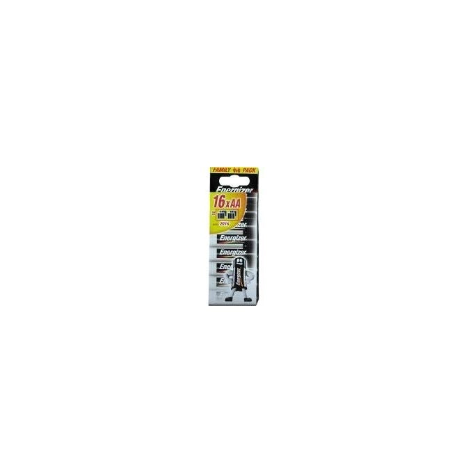 Energizer 627504 Alkaline Power Pile Stilo AA 1.5V Confezione da 16 Pezzi