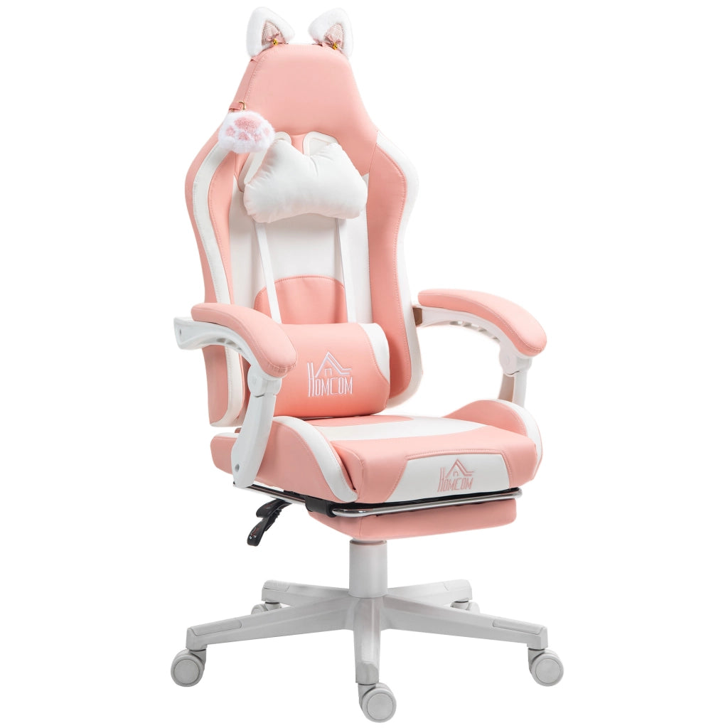 Sedia da Gaming con Schienale e Braccioli ¨C zephmum ¨C Rosa
