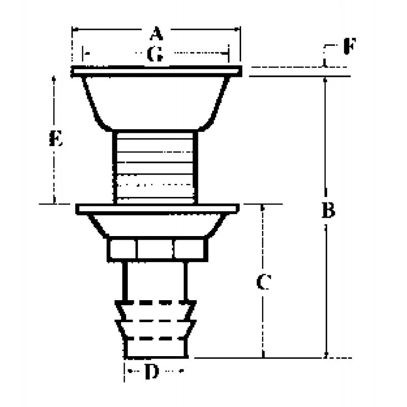 SFIATO INOX 316 INCASSO Ø MM.16