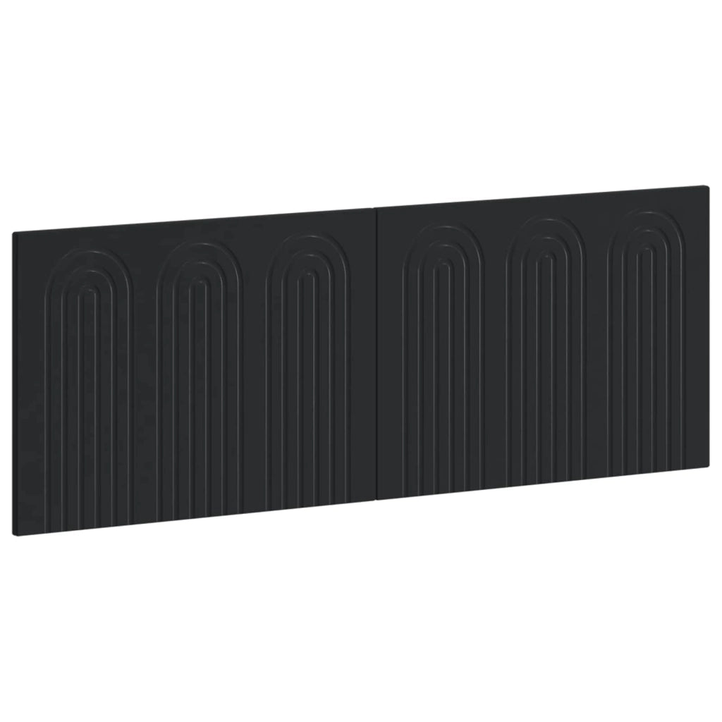 Testiera da Muro ALKMAAR Nero Legno ingegnerizzato 896296