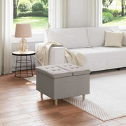 Pouf contenitore con cuscino Talpa 60 x 60 x 45 cm Tessuto 876822