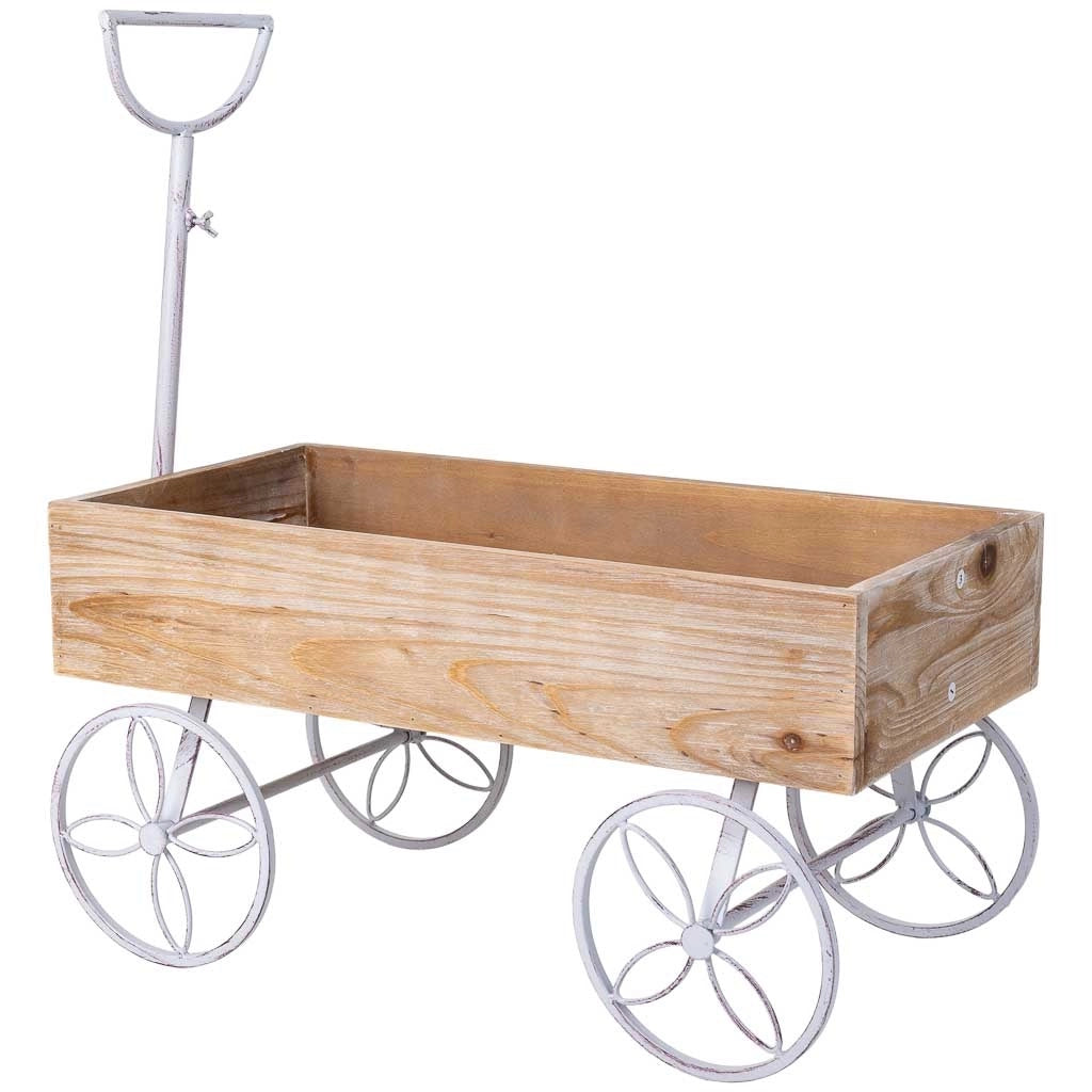 Carrello espositivo marrone 63x33x80