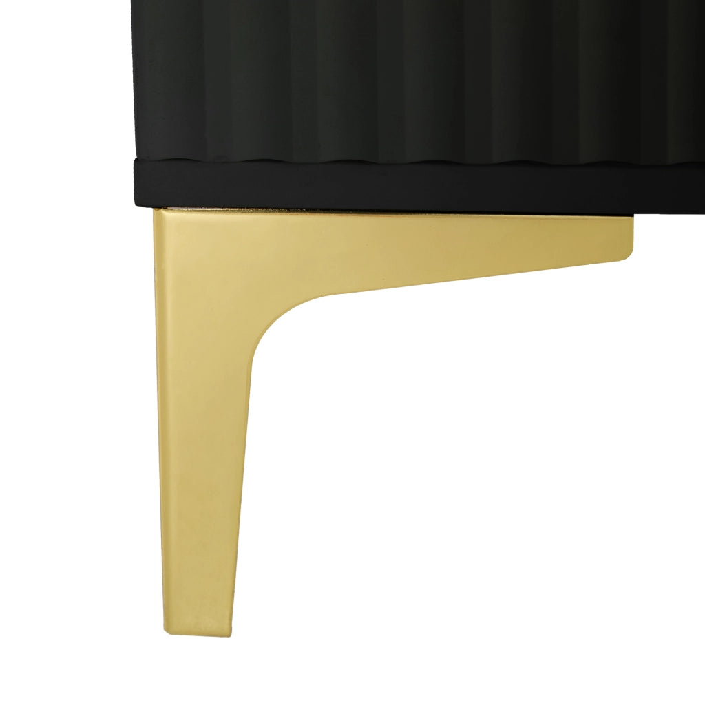 ARMADIO GUARDAROBA CON PANCA 120x23,5x191,5 cm Nero