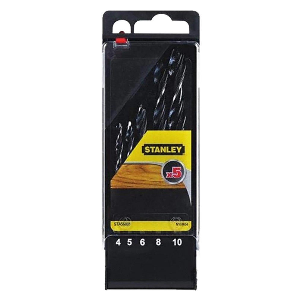 PUNTA ELICOIDALE PER LEGNO IN SET set 5 pz da mm 4 a 10