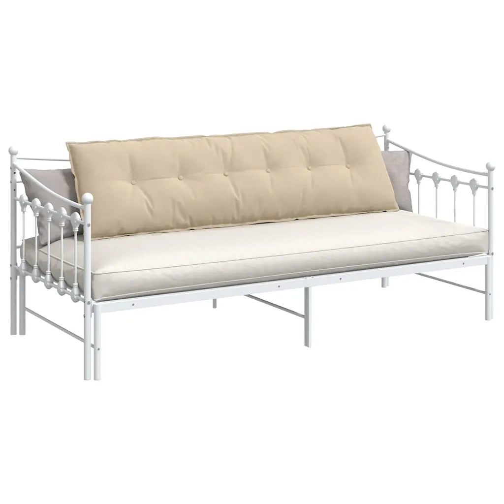 Cuscino per Schiena | Cuscino dorsale Crema 180 x 50 cm Tessuto in Microfibra