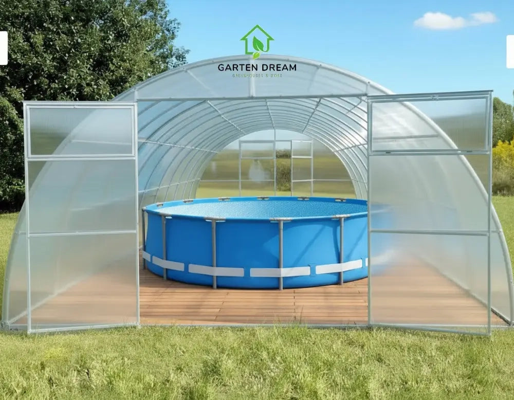 Copertura per Piscina Garten Dream SIGMA 4x4 m con Policarbonato 6 mm