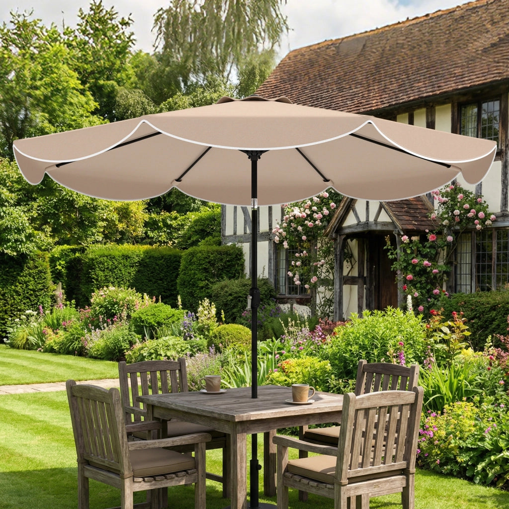 Ombrellone da Giardino ¨C Minimal ¨C Beige ?270 cm
