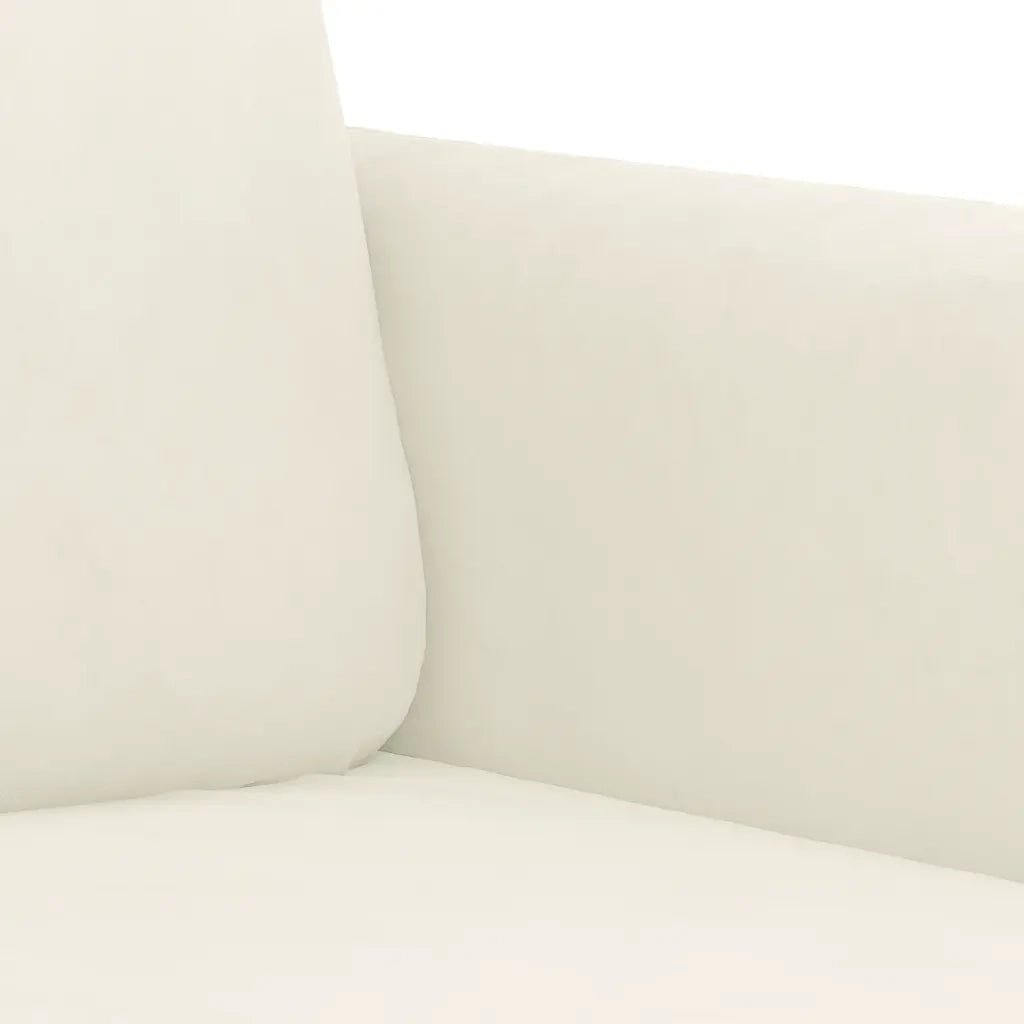 Set di Divani 2 pz Crema in Velluto 3201982