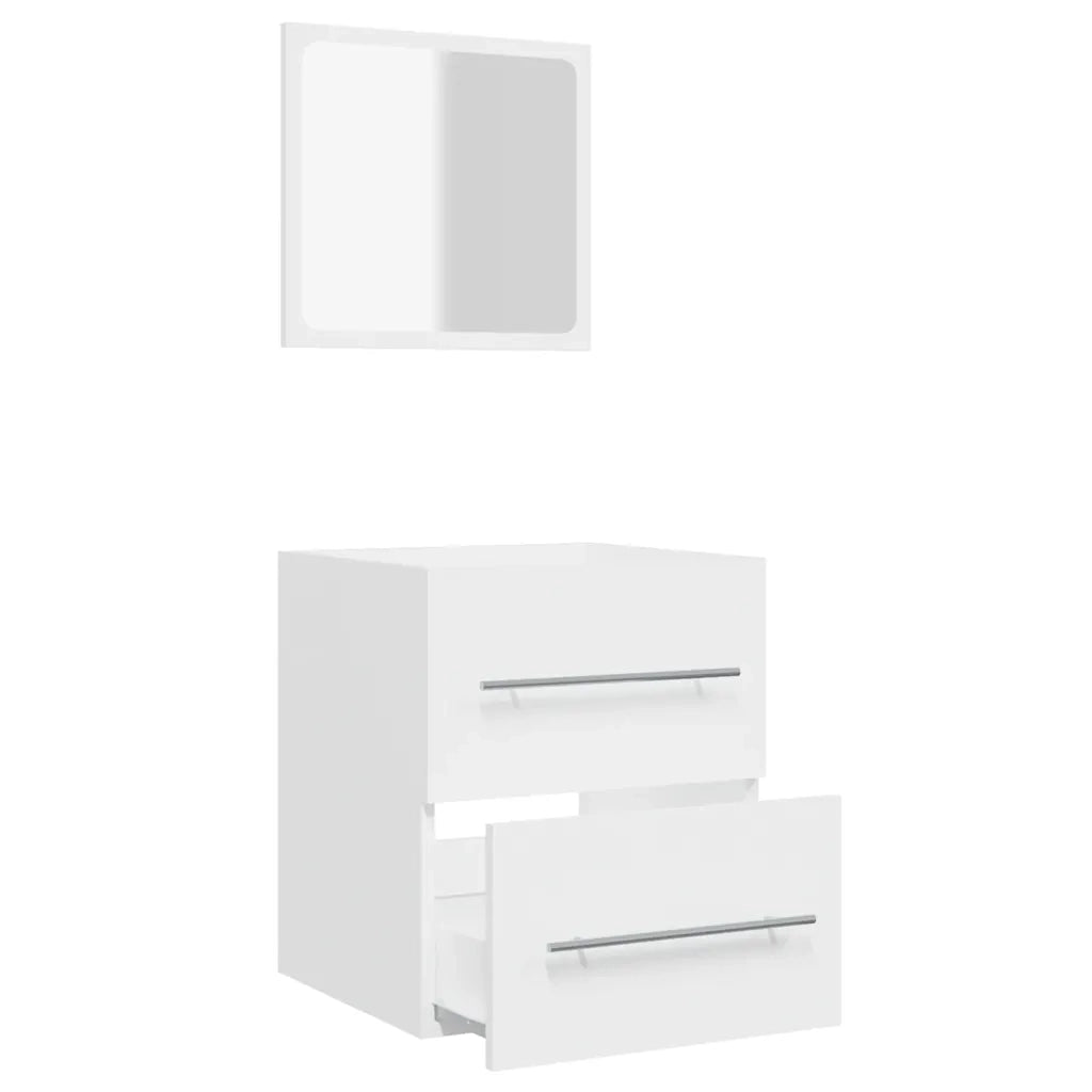 Mobile da Bagno con Specchio-Armadietto a Specchio da Bagno Bianco 41x38,5x48 cm