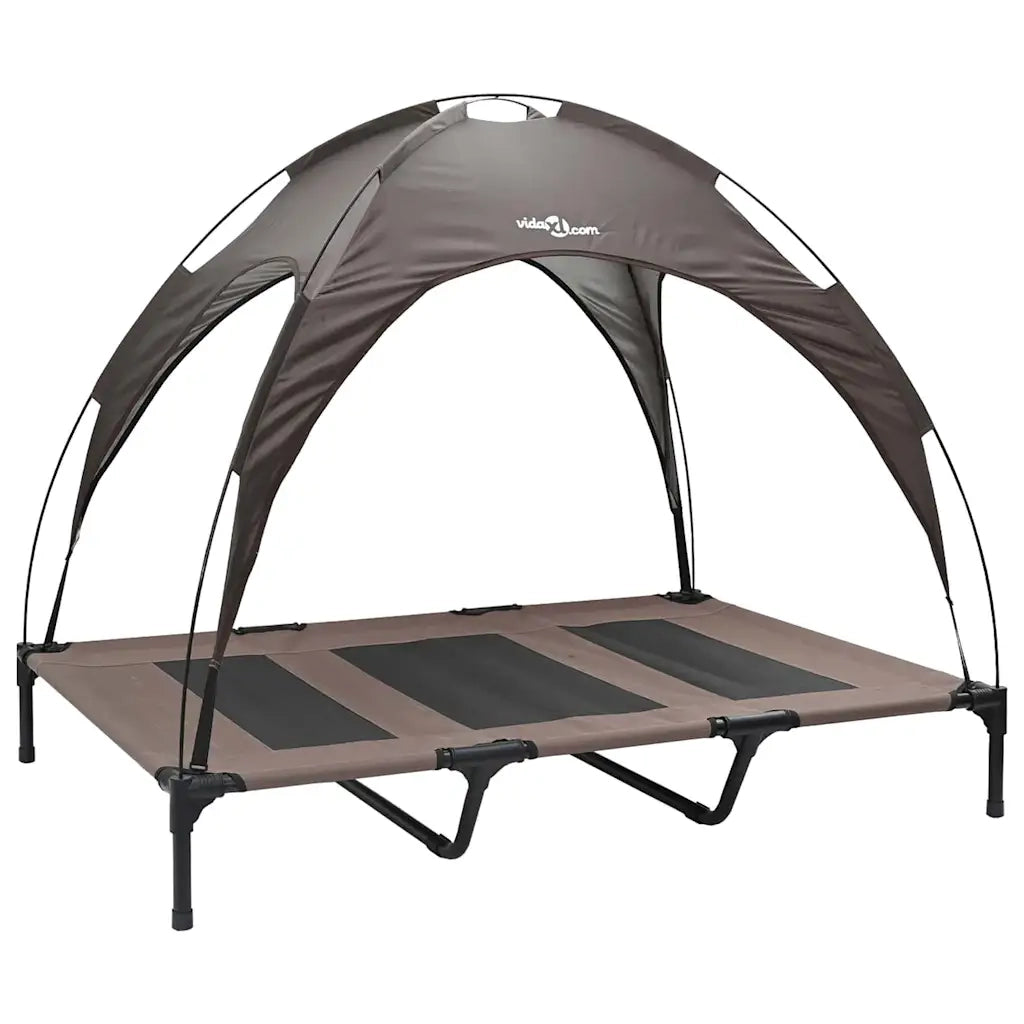 Letto per Cani Marrone 122 x 93 x 106,5 cm Acciaio CFW3820191