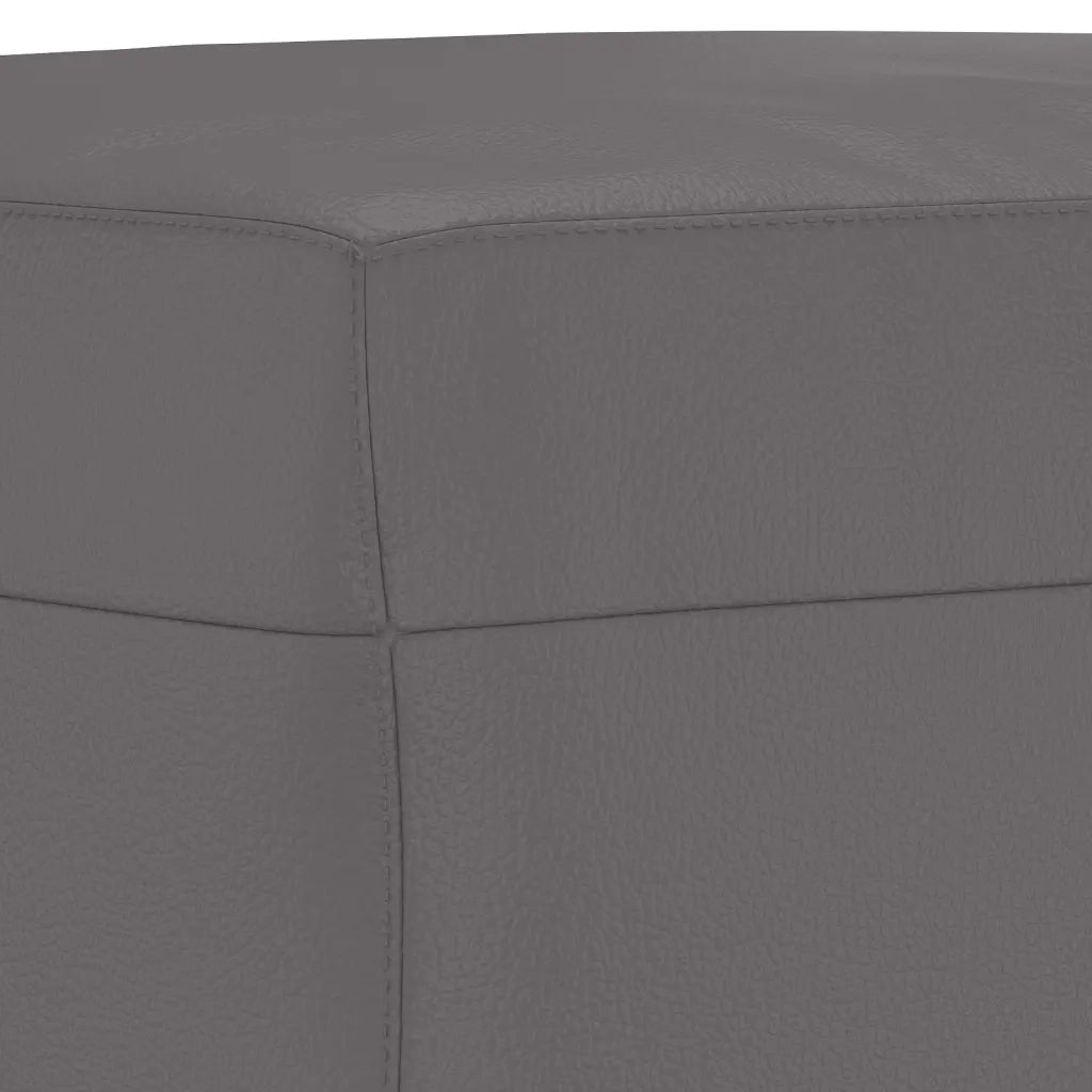 Set di Divani 3 pz con Cuscini Grigio in Similpelle 3201425