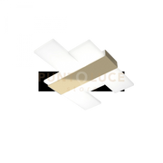 FLIGHT APPLIQUE-PLAFONIERA MEDIA GOLD CCT 1180-55-GO