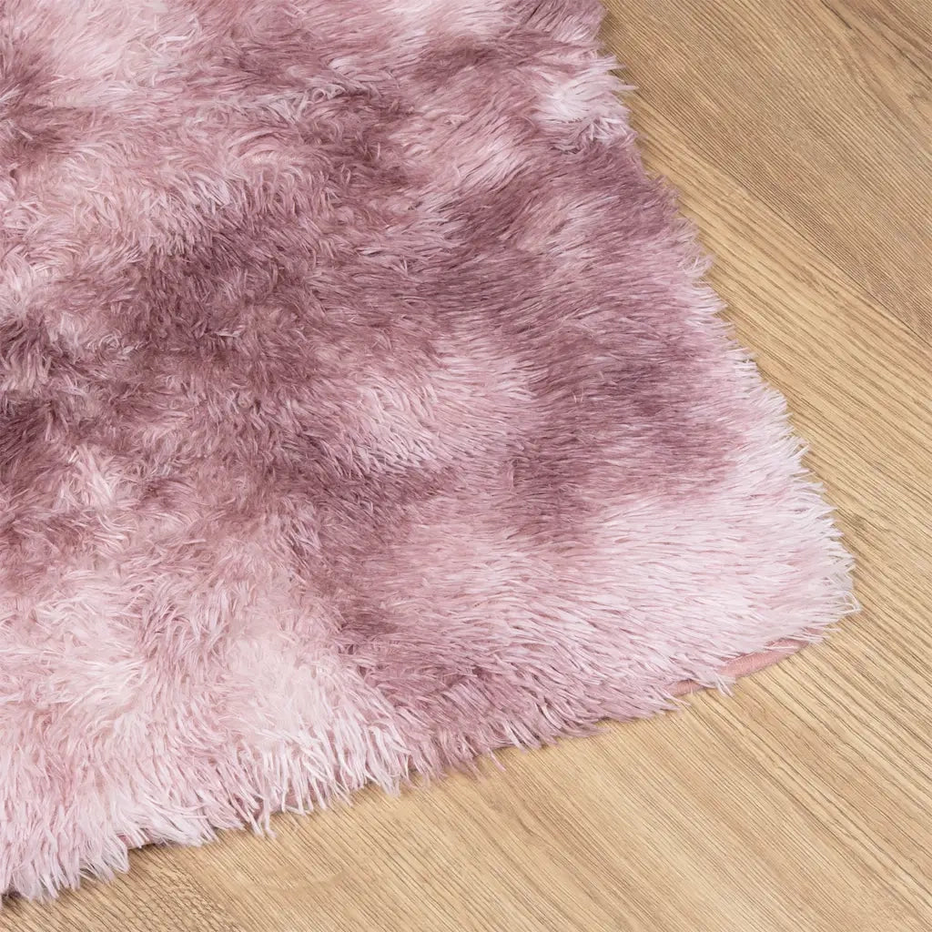 Tappeto Shaggy a Pelo Lungo NAVARRA Rosa Antico 240x340 cm 4102857