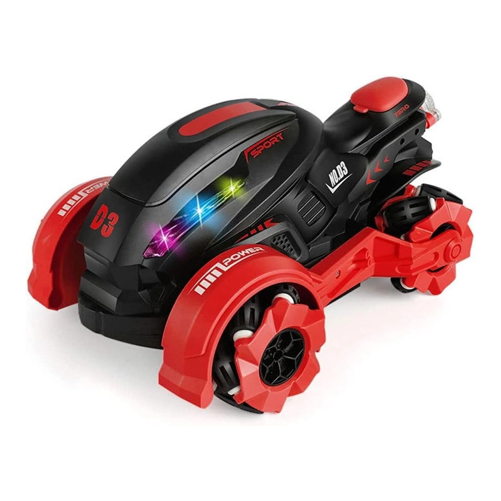 Trade Shop - Motocicletta Acrobatica Telecomandata Con Effetto Sonoro Spruzzi D'acqua Q-d3 -