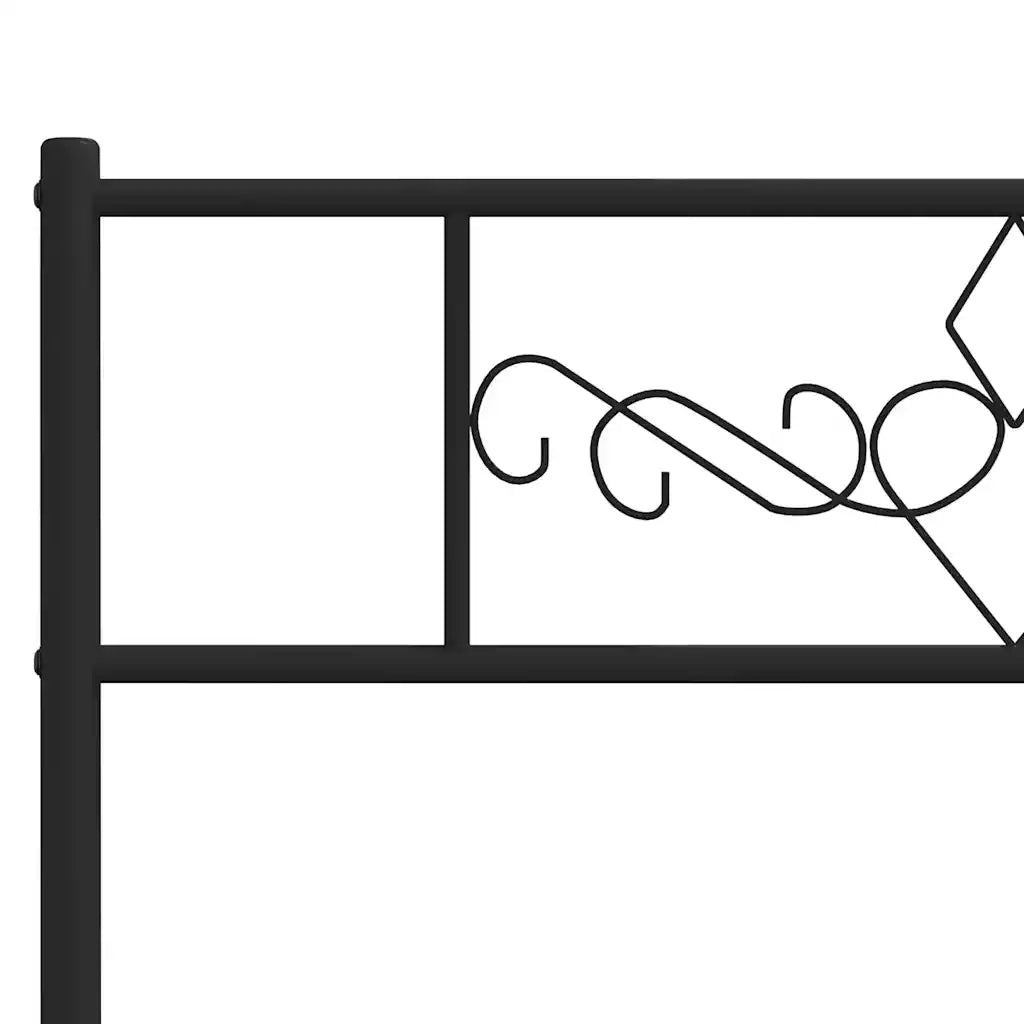 Testiera di Ricambio in Metallo Nero 100 cm 355296