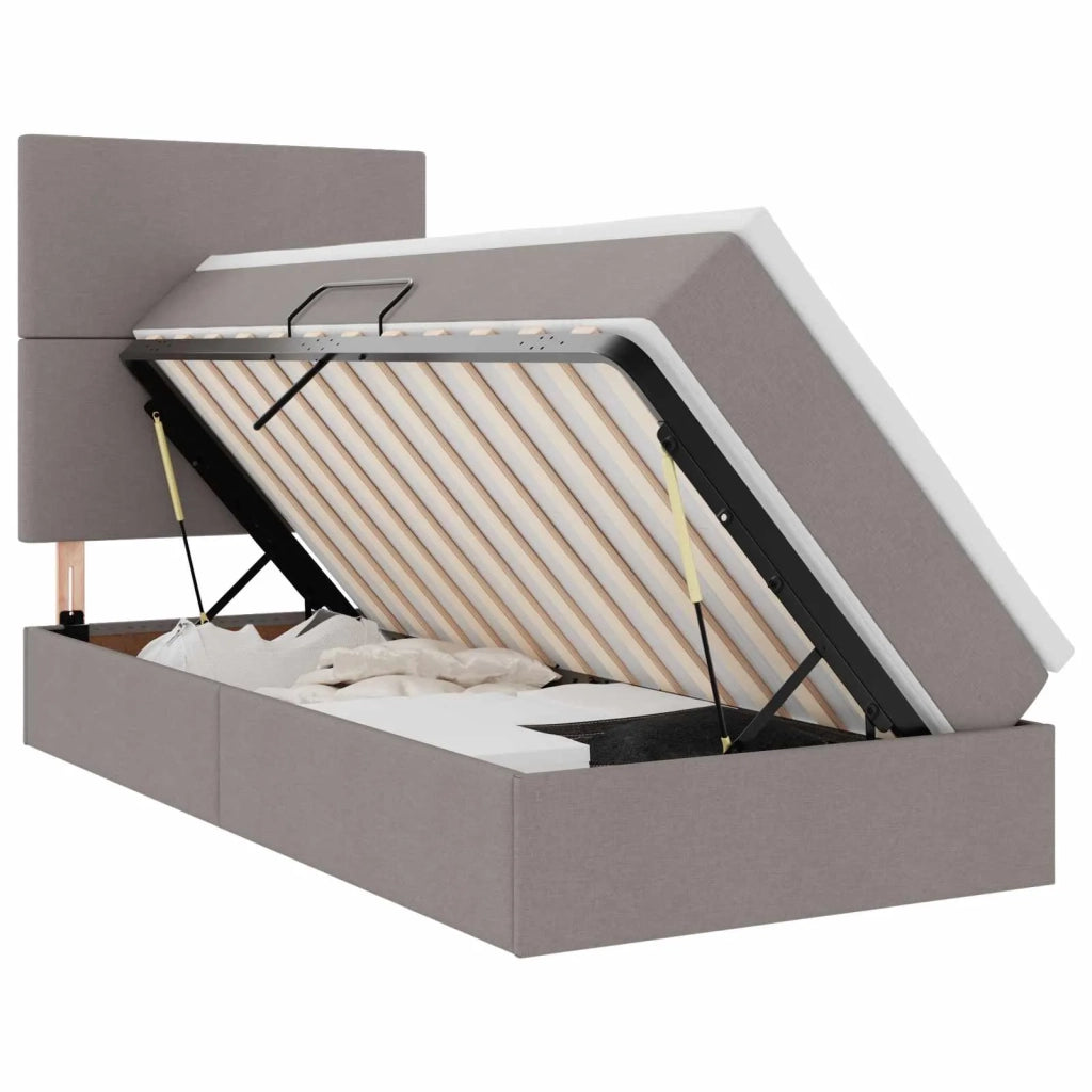Letto con contenitore e LED Talpa 90 x 200 cm Poliestere