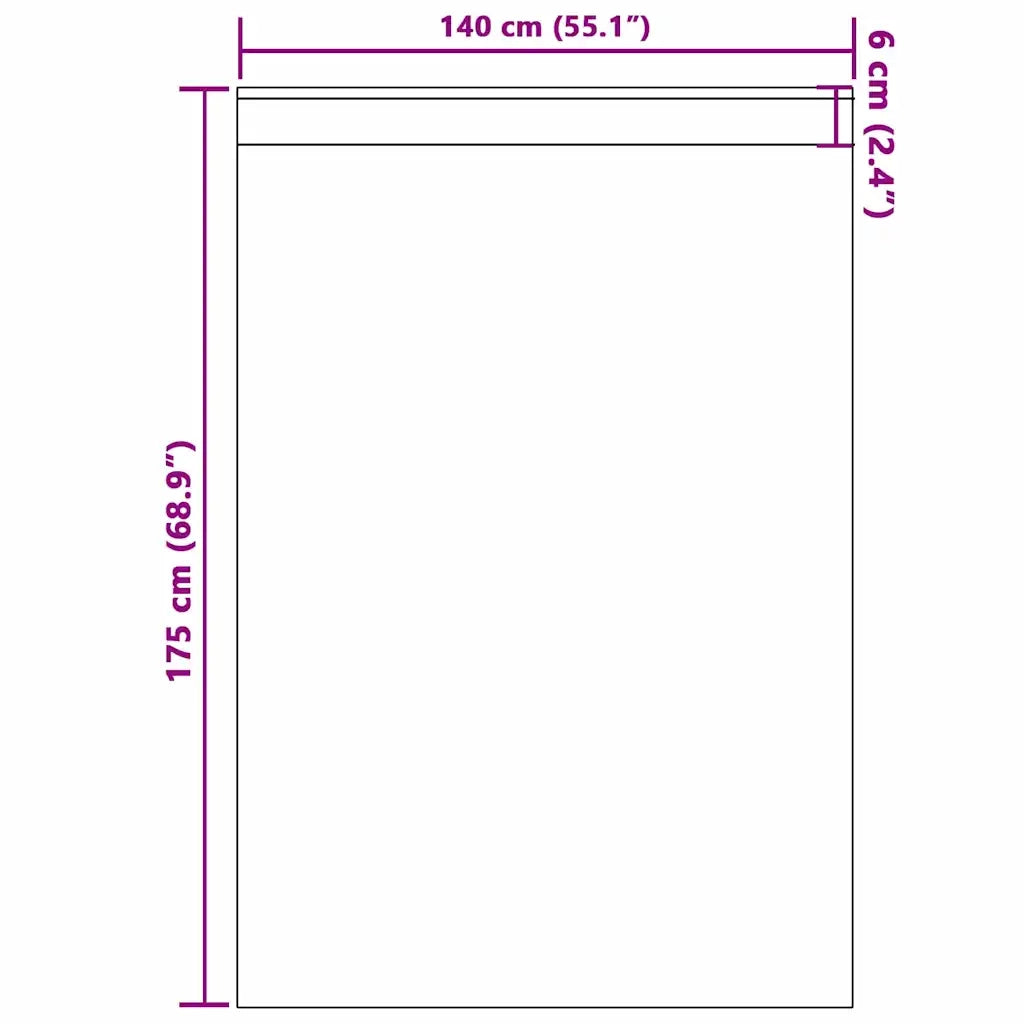 Tende Blackout con Anelli 2 pcs Beige 175 x 140 cm Poliestere 4107424