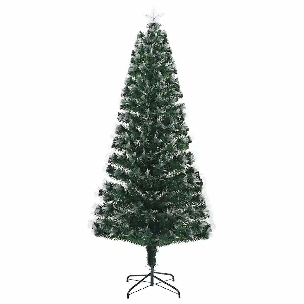 Albero di Natale artificiale con 250 LED Verde 210 cm PVC 42019345