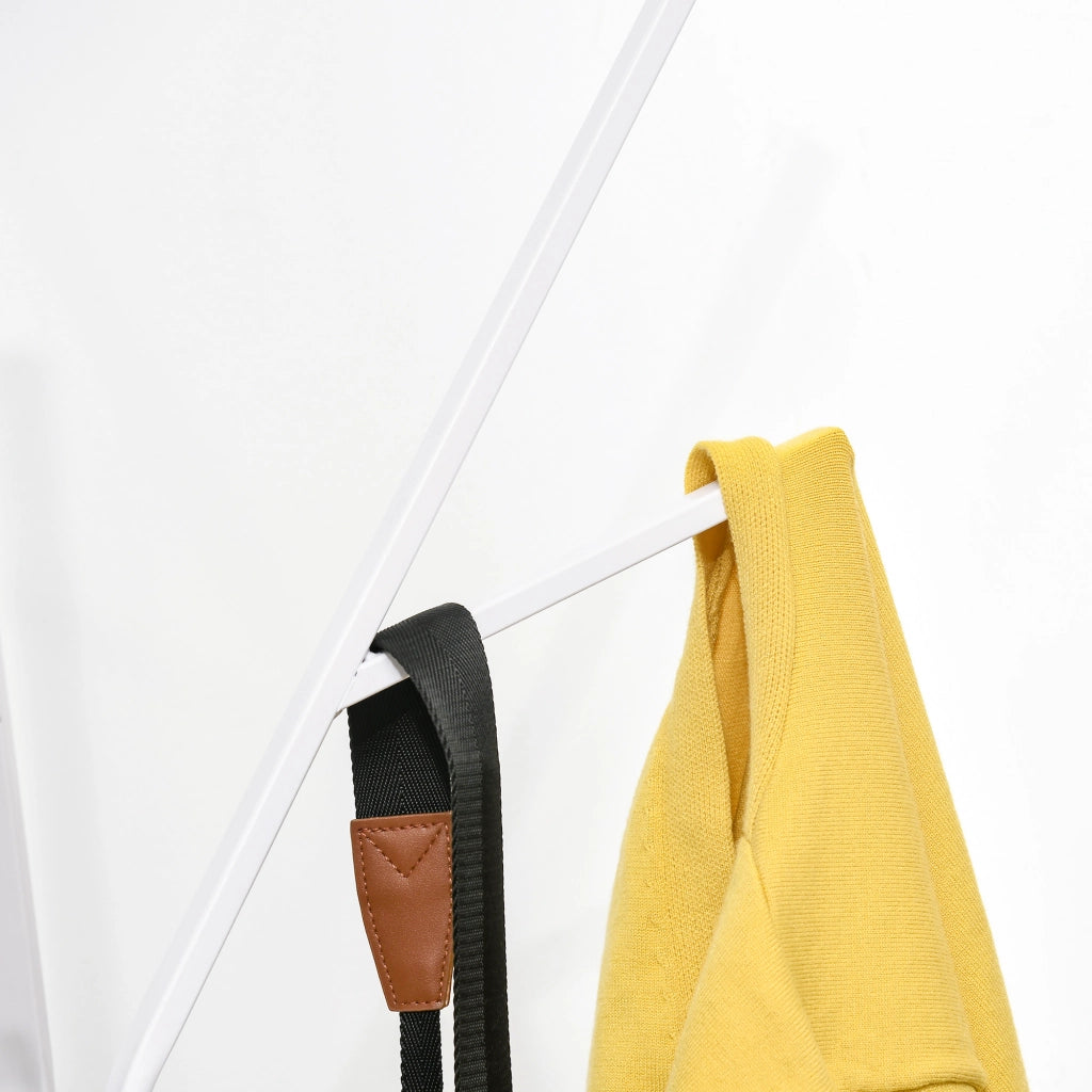 Appendiabiti da Terra Moderno per Ingresso ¨C Minimal ¨C Bianco 45x45x180 cm