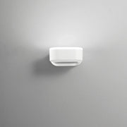 Applique Da Esterno Moderna Candy Alluminio Bianco Vetro Led 6W 3000K