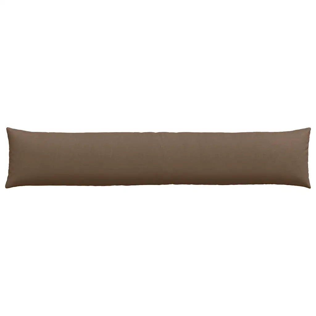 Cuscini da Divano 2 pcs Marrone 200 x 40 cm Tessuto 42013872
