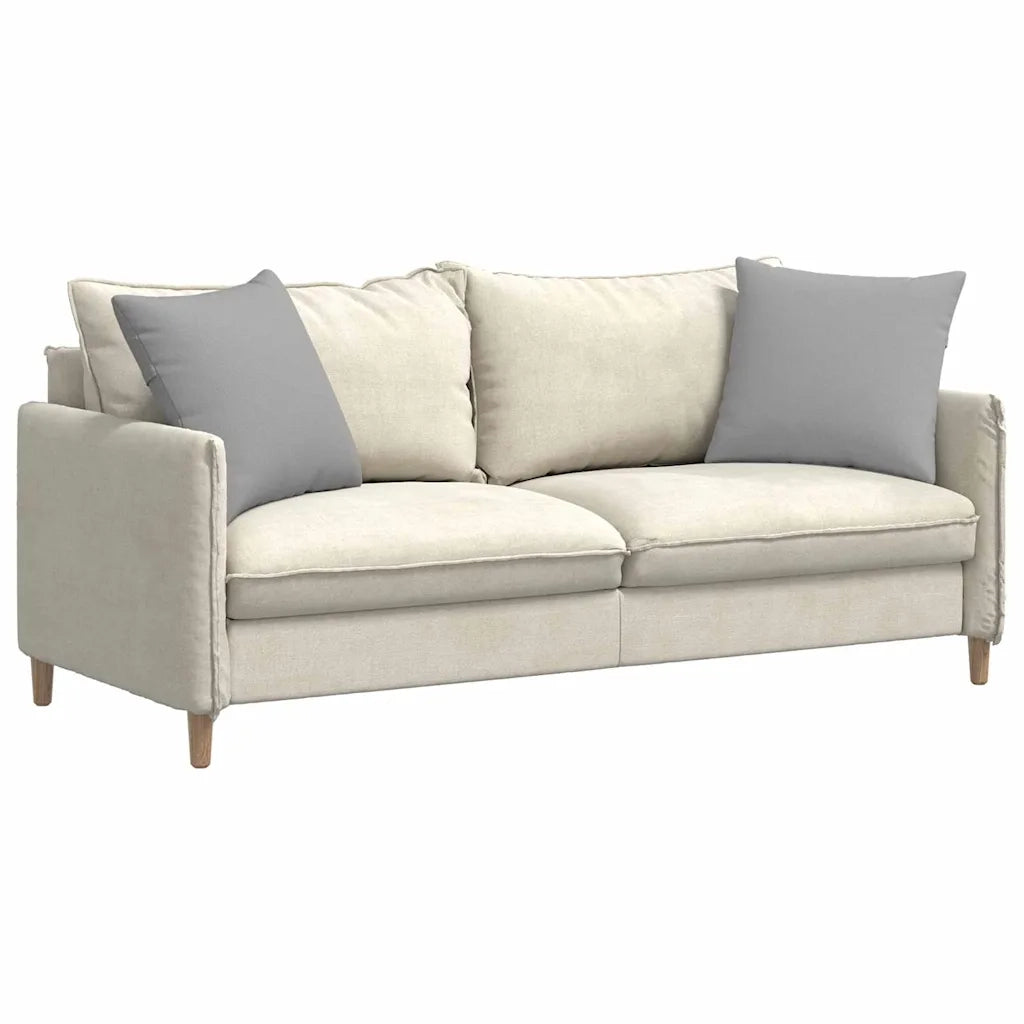 Cuscini da Divano 2 pcs Grigio Nuvola 50 x 50 cm Tessuto 42013967