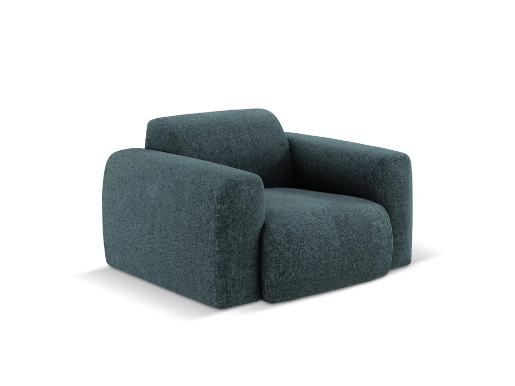 Cosmopolitan Design - Poltrona "Nolio" 2 posti in ciniglia petrolio 