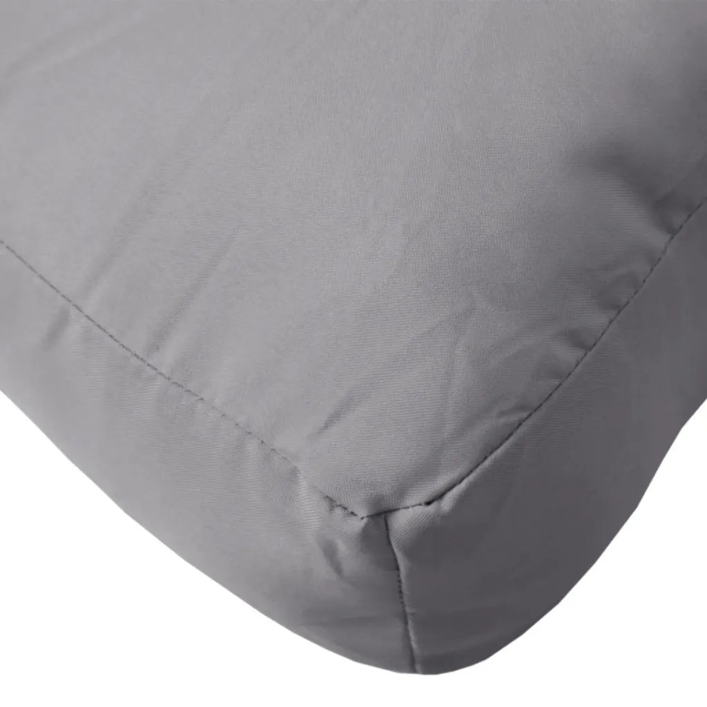 Cuscino per Pallet Grigio 70x40x12 cm in Tessuto 360580