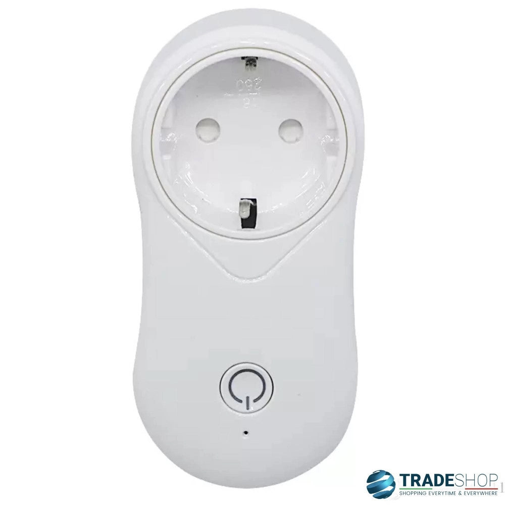Trade Shop - Presa Intelligente Wifi Smart Plug Spina Compatibile Google Home Alexa Echo Usb -