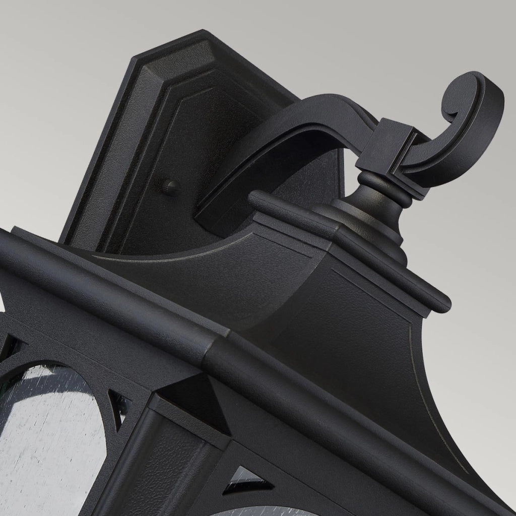 Applique da esterno nera E27 60W IP44 Bedford Quoizel
