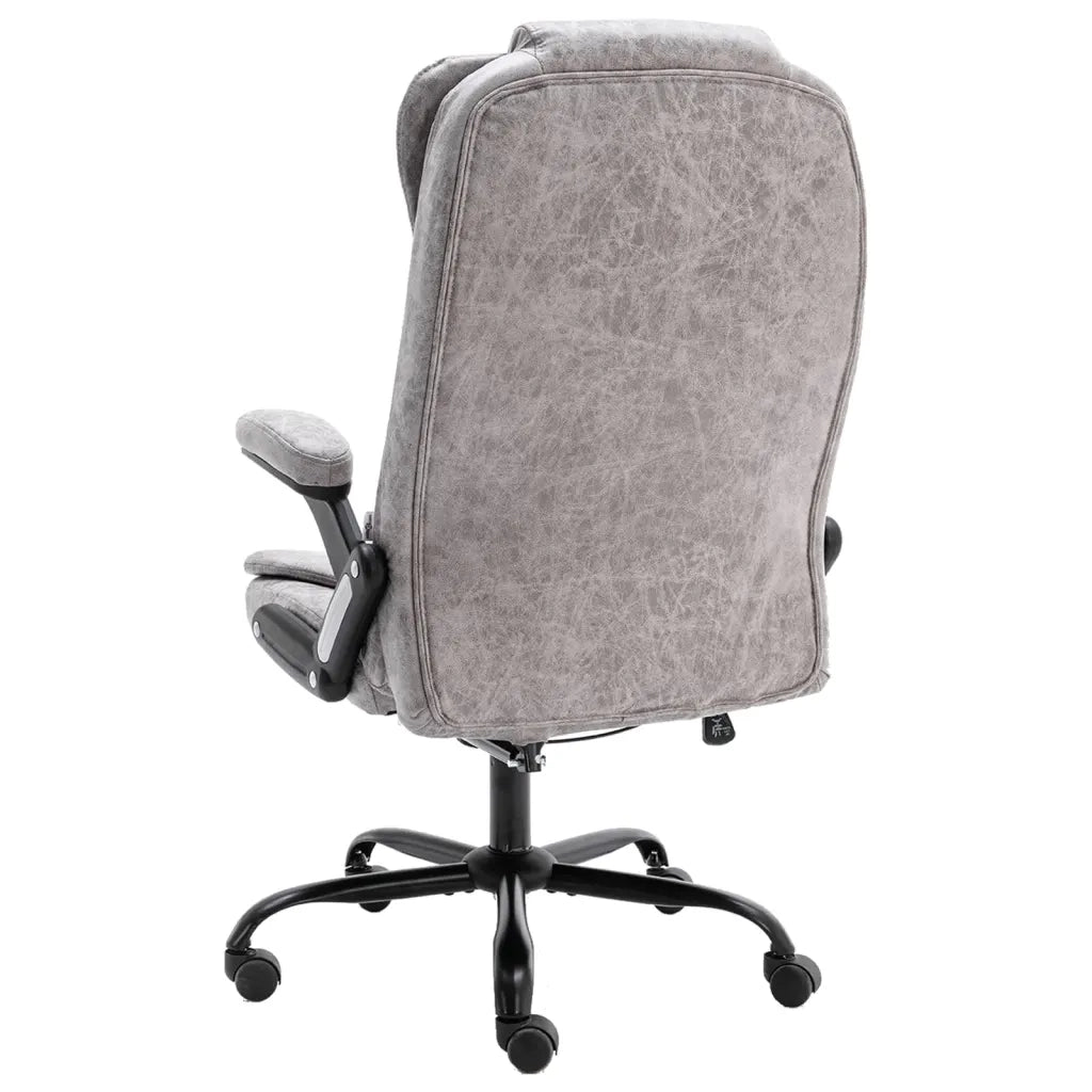 Sedia da Ufficio Grigio Chiaro in Scamosciato 20575