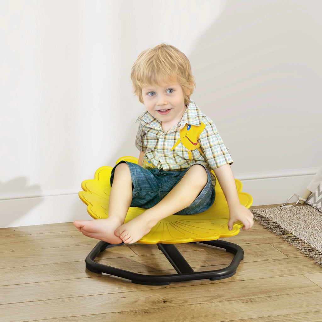 Sedia girevole per bambini ¨C Minimal ¨C gialla