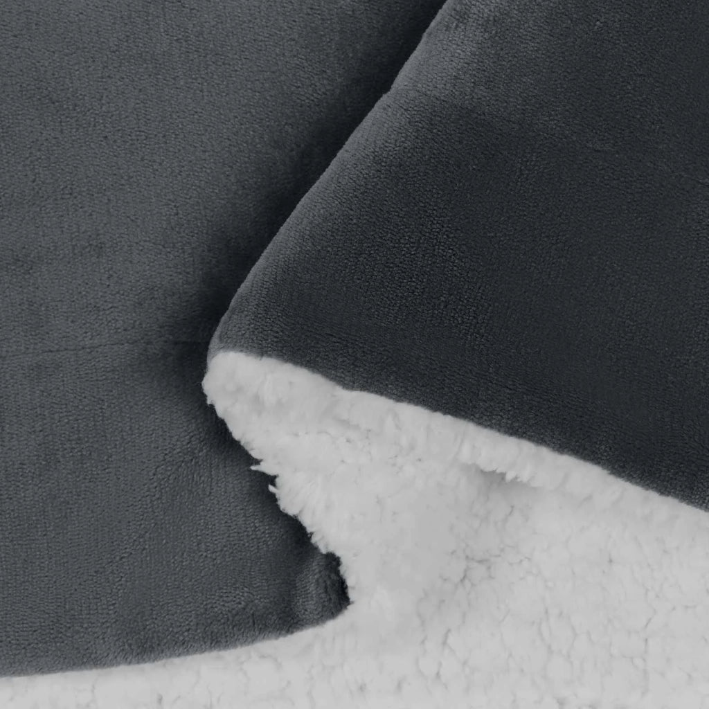 Coperta Grigio scuro 130 x 150 cm Panno 42016981