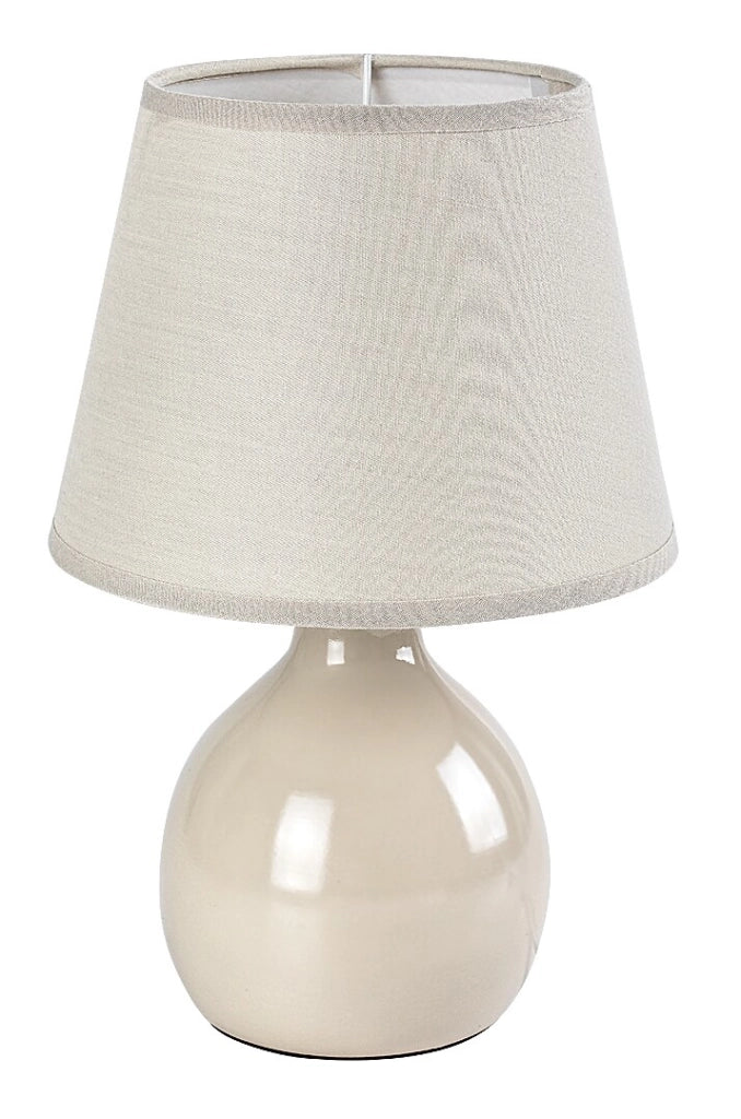 Lampada da tavolo Ingrid beige ceramica E14 Rabalux