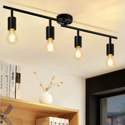 ZMH Faretto da soffitto neri E27 orientabili 350° vintage per camera letto