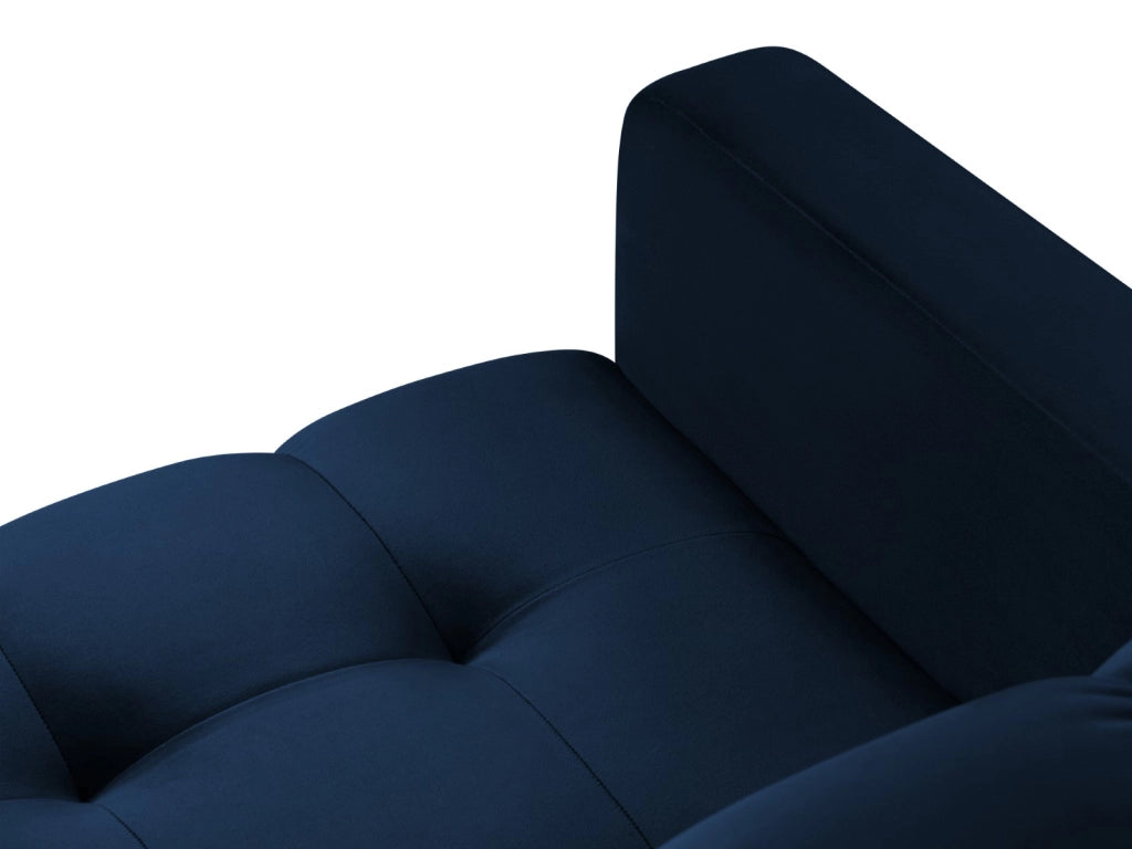 Cosmopolitan Design - Poltrona "Bali" in velluto blu reale 
