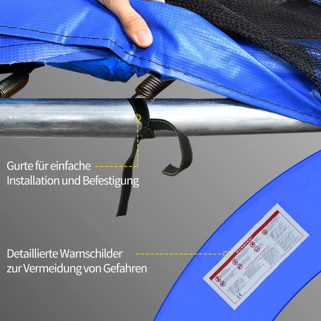 Copertura per Trampolino da Giardino ¨C Minimal ¨C Blu ?366cm