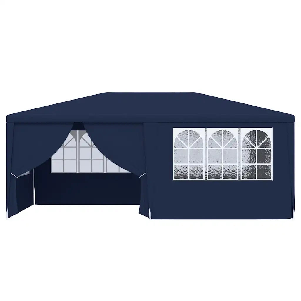 Gazebo Professionale con Pareti 4x6 m Blu 90 g/m² 48528