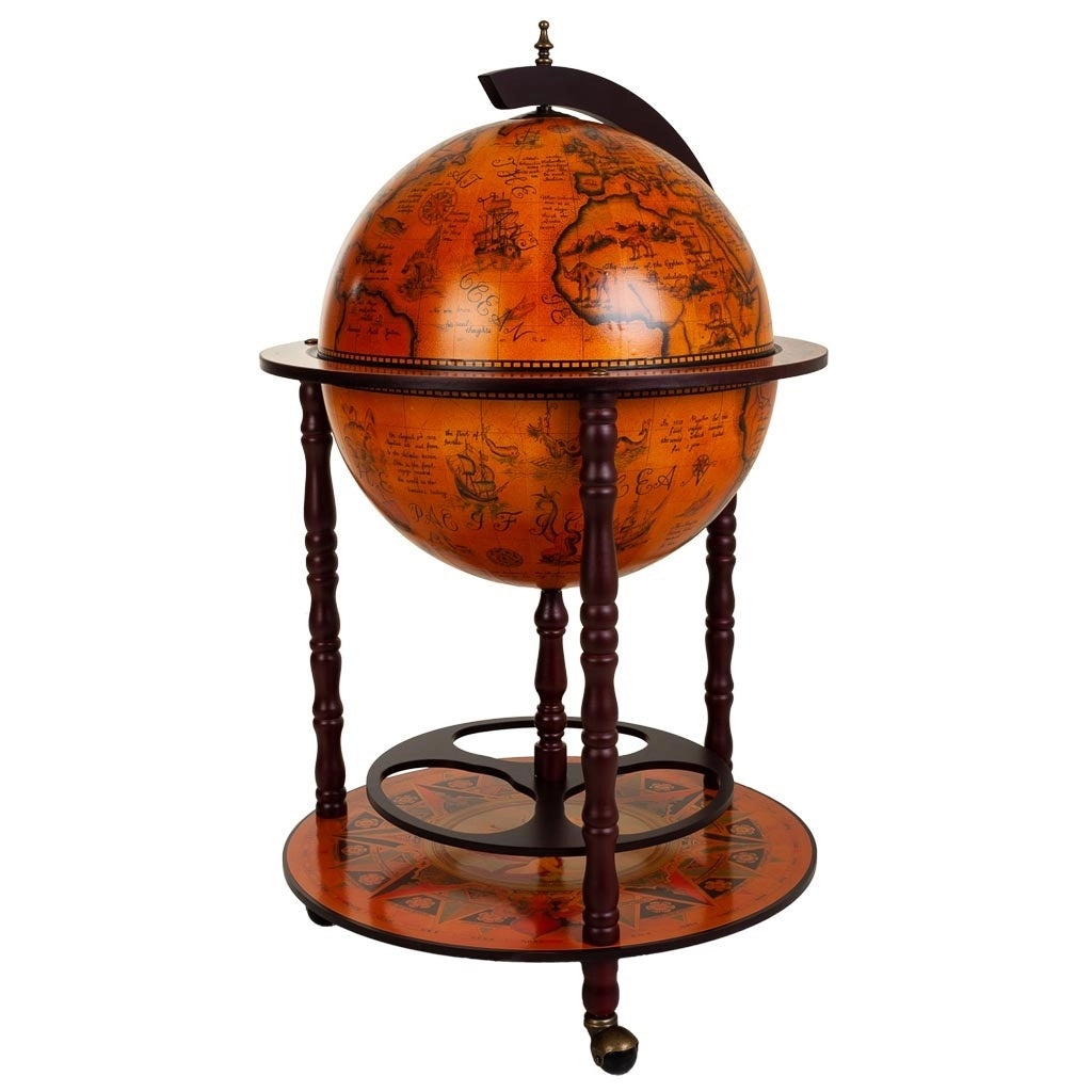 Portabottiglie globo marrone 55,5x55x,5x93,5h