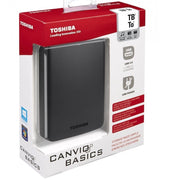Trade Shop - Toshiba Canvio 2tb Usb 3.0 Portable External Hard Disk Drive Black -