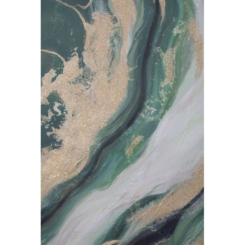 Dipinto Su Tela Greenery cm 80x2,8x100