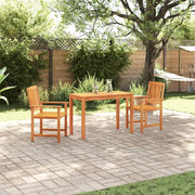 Set da Pranzo per Giardino 3 pcs Marrone 3375675
