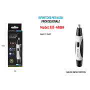 Trade Shop - Rasoio Rifinitore Per Peli Naso Orecchie Barba Uomo Maxtech Rif-na004 -
