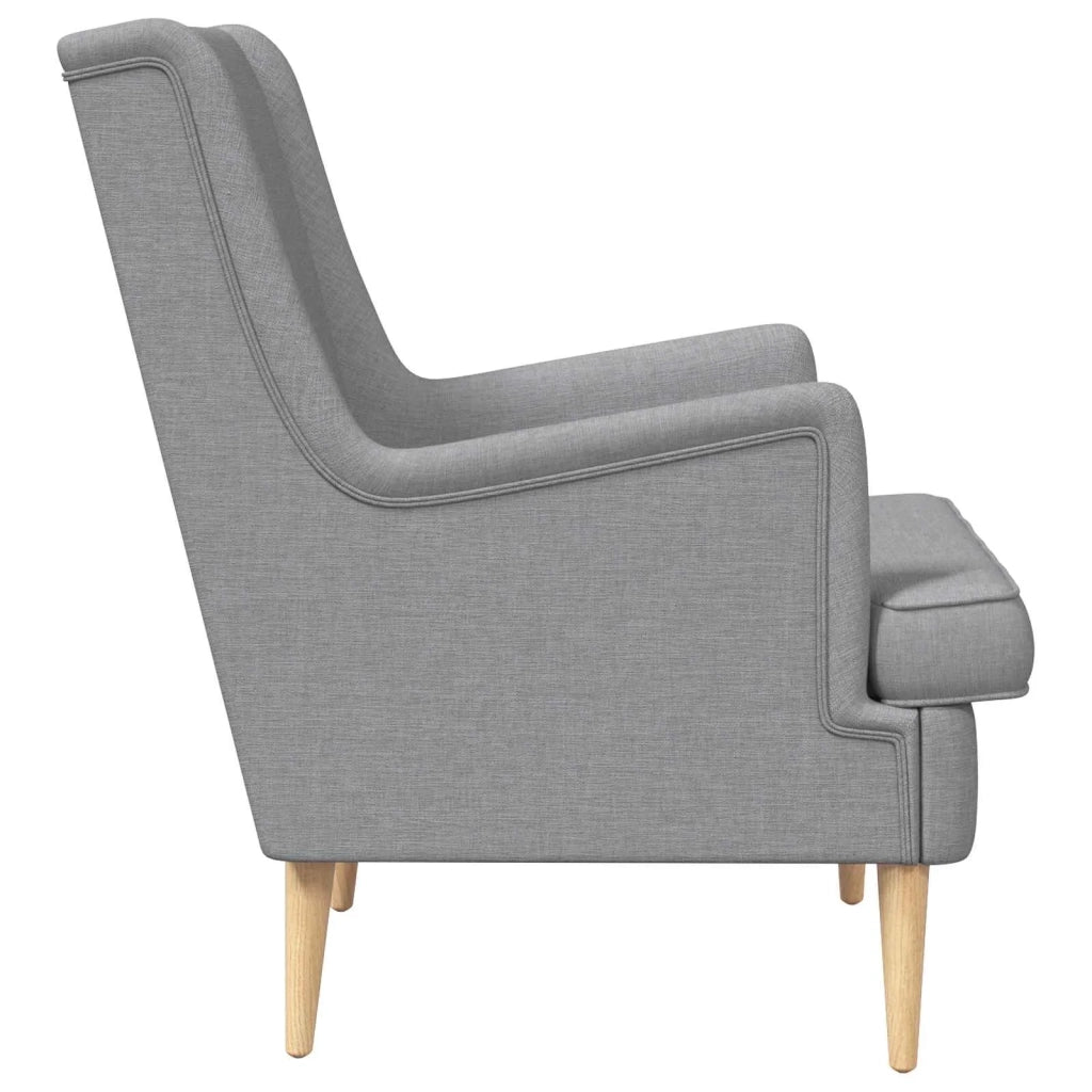 Poltrona | Sedia Relax Grigio Chiaro Tessuto