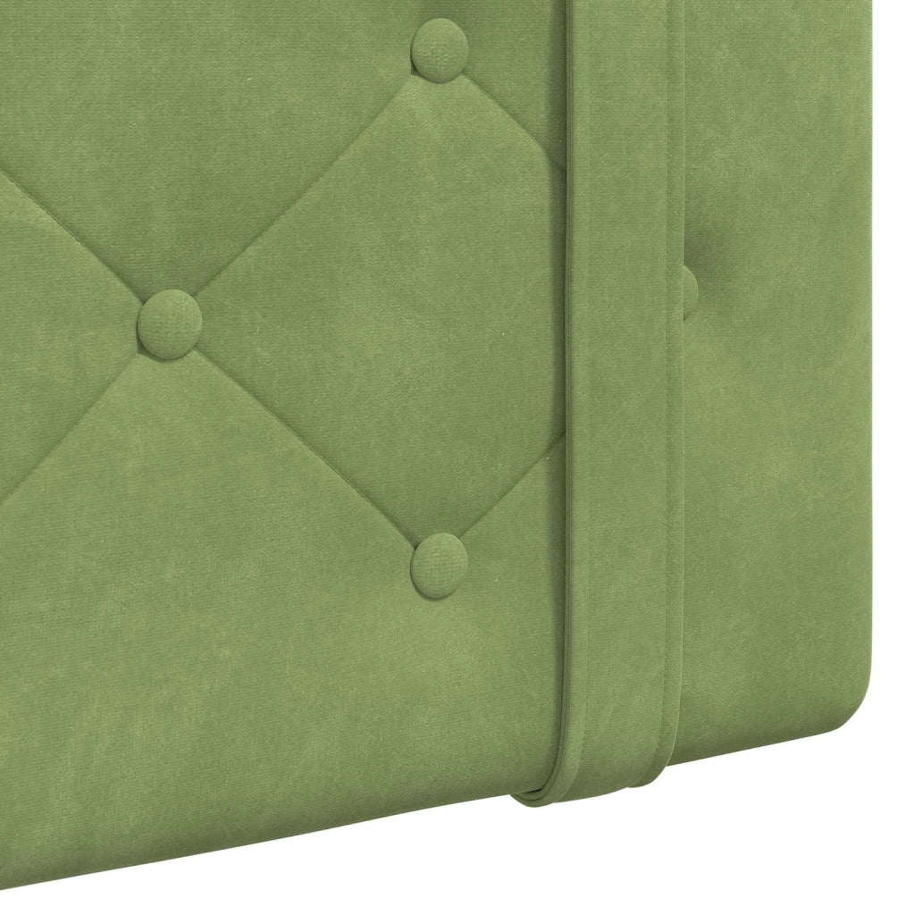 Testiera | Testata sospesa Verde chiaro Velluto