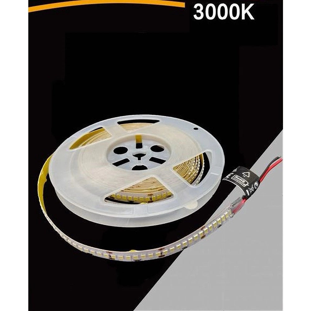 Trade Shop - Strip Striscia Led 5mt Dc 24v Smd 2835 Ip20 90w Luce 3000k 6500k 4000k Dc24v-240 -